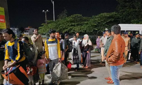 Migrant workers settlement in Bengaluru where verification drives were carried out under Operation Mukta.