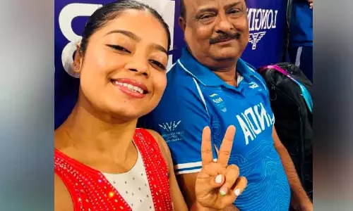 Indian gymnast Pranati Nayak