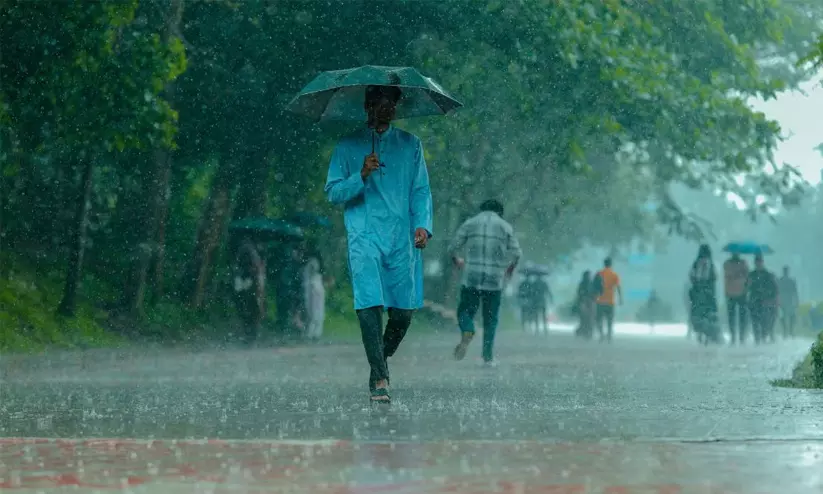 മഴ; ഇന്ന് നാല് ജില്ലകളിൽ യെല്ലോ അലർട്ട് മഴ; ഇന്ന് നാല് ജില്ലകളിൽ യെല്ലോ അലർട്ട്