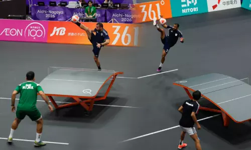 ഏഷ്യൻ ഗെയിംസ്; ടെക്ബാളിൽ മുന്നേറി കുവൈത്ത്
