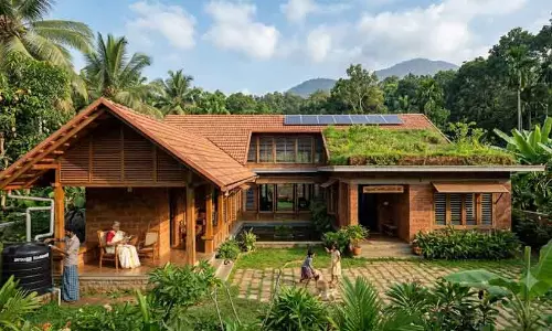 ചൂടിനെ മറികടക്കാം; വീടുനിർമാണത്തിൽ വേണം ക്ലൈമറ്റ്-റെസ്പോൺസീവ് ഡിസൈൻ ചൂടിനെ മറികടക്കാം; വീടുനിർമാണത്തിൽ വേണം ക്ലൈമറ്റ്-റെസ്പോൺസീവ് ഡിസൈൻ