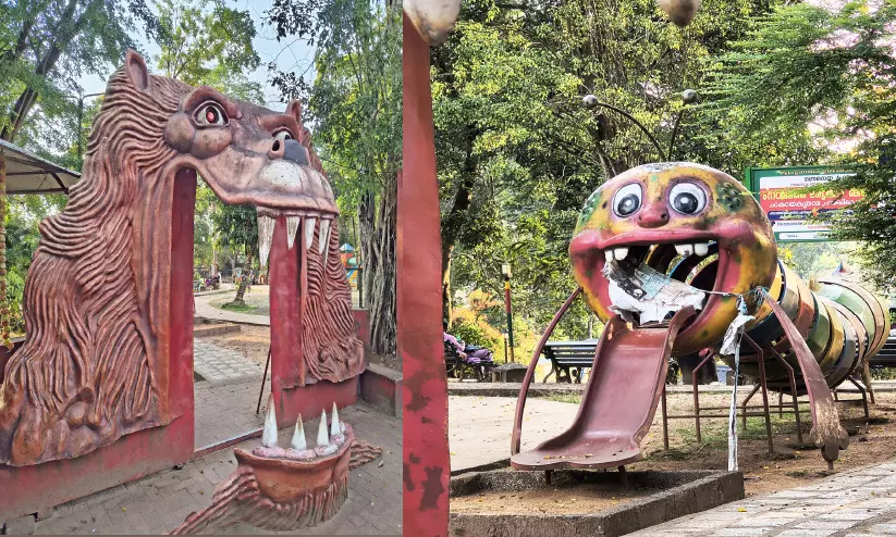 തൊടുപുഴ നഗരത്തിലെ ചിൽഡ്രൻസ് പാർക്ക് നാശത്തിലേക്ക് തൊടുപുഴ നഗരത്തിലെ ചിൽഡ്രൻസ് പാർക്ക് നാശത്തിലേക്ക്
