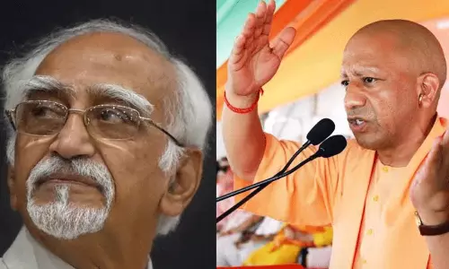 സനാതന പാരമ്പര്യത്തെ അപമാനിക്കുന്നു; ഹമീദ് അൻസാരിയുടെ പരാമർശങ്ങൾക്കെതിരെ യോഗി ആദിത്യനാഥ് സനാതന പാരമ്പര്യത്തെ അപമാനിക്കുന്നു; ഹമീദ് അൻസാരിയുടെ പരാമർശങ്ങൾക്കെതിരെ യോഗി ആദിത്യനാഥ്