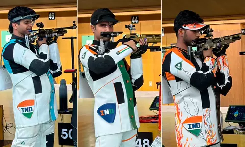 ഏഷ്യൻ ഗെയിംസ്: ഷൂട്ടിങ്ങിൽ ഇന്ത്യക്ക് മൂന്നാം വെള്ളി, 10 മീറ്റർ എയർ റൈഫിൾ ടീമിന് മെഡൽ