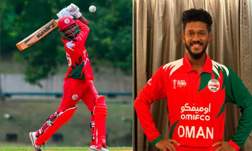 ഒമാൻ ദേശീയ ക്രിക്കറ്റ് ടീമിലെ പുതിയ മലയാളി മുഖമായി സഞ്ജു സജീവ് ഒമാൻ ദേശീയ ക്രിക്കറ്റ് ടീമിലെ പുതിയ മലയാളി മുഖമായി സഞ്ജു സജീവ്