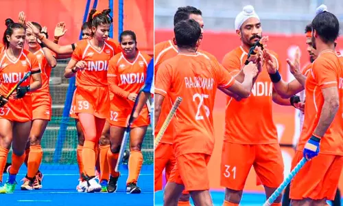 നീല ജഴ്സിയെന്ന് വാഗ്ദാനം, കളത്തിലെത്തിയത് കാവിയിൽ; ഏഷ്യൻ ഗെയിംസ് ഹോക്കിയിൽ ജഴ്സി വിവാദം പുകയുന്നു നീല ജഴ്സിയെന്ന് വാഗ്ദാനം, കളത്തിലെത്തിയത് കാവിയിൽ; ഏഷ്യൻ ഗെയിംസ് ഹോക്കിയിൽ ജഴ്സി വിവാദം പുകയുന്നു