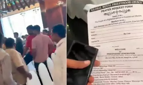 മതപരിവർത്തനം ആരോപിച്ച് ഞായറാഴ്ച പ്രാർഥന തടസ്സപ്പെടുത്തി; പ്രചാരണങ്ങൾ തെറ്റെന്ന് പൊലീസ്