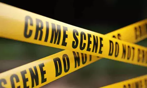 Police and school premises in Lakhimpur Kheri, Uttar Pradesh, where a young teacher was shot dead Police and school premises in Lakhimpur Kheri, Uttar Pradesh, where a young teacher was shot dead