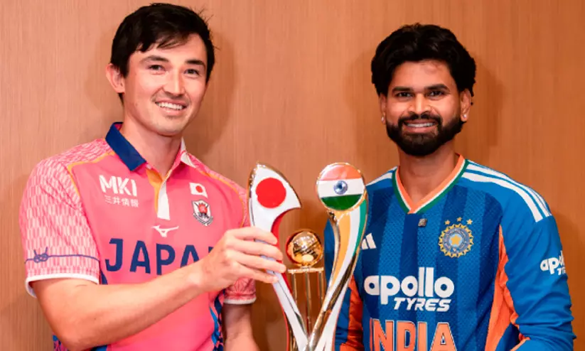 അഞ്ചോവർ ത്രില്ലറിൽ തലനാരിഴയ്ക്ക് രക്ഷപ്പെട്ട് ഇന്ത്യ; ജപ്പാനെതിരെ 2 റൺസിന്റെ നാടകീയ ജയം അഞ്ചോവർ ത്രില്ലറിൽ തലനാരിഴയ്ക്ക് രക്ഷപ്പെട്ട് ഇന്ത്യ; ജപ്പാനെതിരെ 2 റൺസിന്റെ നാടകീയ ജയം