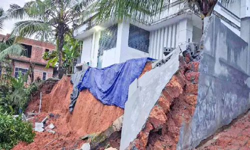 Heavy Rain Wall Collapse