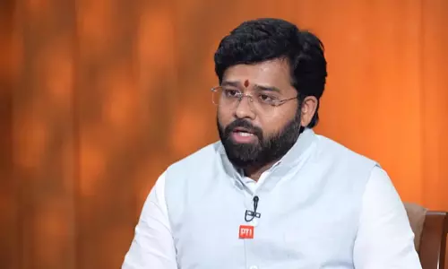 ABVP National General Secretary Dr Virendra Singh Solanki speaking during an interview in New Delhi. ABVP National General Secretary Dr Virendra Singh Solanki speaking during an interview in New Delhi.
