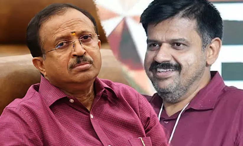 Sandeep Varier, V Muraleedharan Sandeep Varier, V Muraleedharan