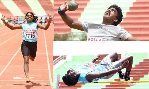 ജില്ല അത്ലറ്റിക് മീറ്റ്; അലയൊലിയായി ആവേശം ജില്ല അത്ലറ്റിക് മീറ്റ്; അലയൊലിയായി ആവേശം
