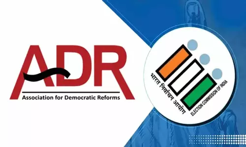 Association for Democratic Reforms (ADR) emblem, the watchdog analyzing electoral data and political transparency in India.