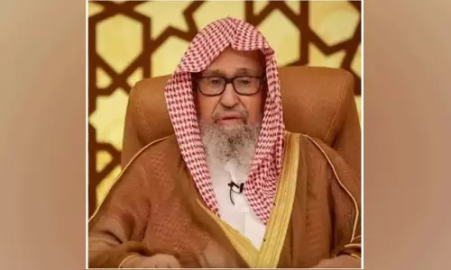 ഹൂതികൾക്കെതിരെ ഒറ്റക്കെട്ടായി നിൽക്കണം: അതിർത്തി കാക്കുന്ന സൈനികരോട് സൗദി ഗ്രാൻഡ് മുഫ്തി ഹൂതികൾക്കെതിരെ ഒറ്റക്കെട്ടായി നിൽക്കണം: അതിർത്തി കാക്കുന്ന സൈനികരോട് സൗദി ഗ്രാൻഡ് മുഫ്തി