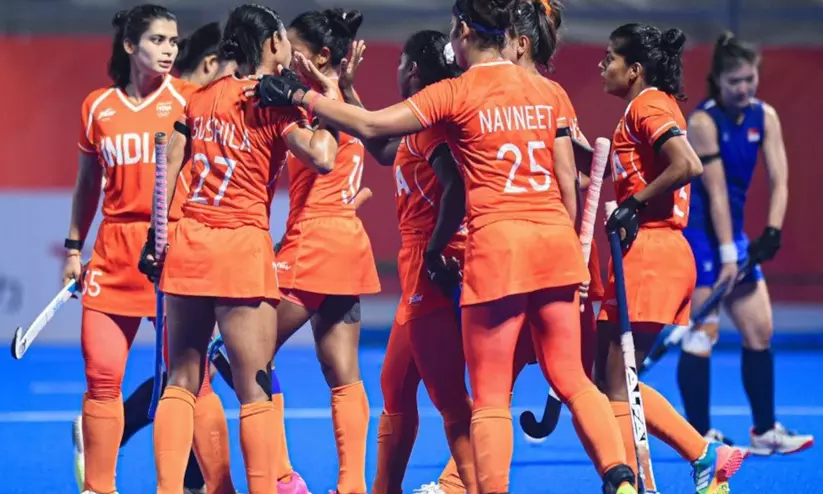 India Crush Singapore 7-0, Reach Asian Games Semis India Crush Singapore 7-0, Reach Asian Games Semis