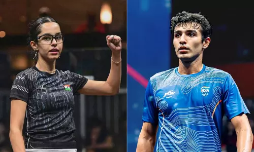 സ്‌ക്വാഷിൽ ഇന്ത്യയ്ക്ക് ഇരട്ട മെഡൽ; അനഹത്തിനും അഭയ് സിങ്ങിനും വെള്ളി
