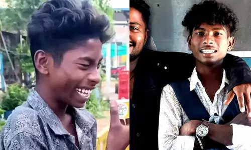 ചായകപ്പ് പിടിച്ചുള്ള ആ ചിരി; ഒറ്റ വിഡിയോകൊണ്ട് വൈറലായ ബച്ചല അരുൺ എന്ന ലാഫിങ് ബോയ് ചായകപ്പ് പിടിച്ചുള്ള ആ ചിരി; ഒറ്റ വിഡിയോകൊണ്ട് വൈറലായ ബച്ചല അരുൺ എന്ന ലാഫിങ് ബോയ്