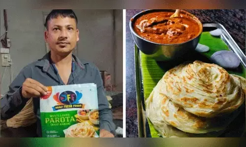 സെക്യൂരിറ്റി ഗാർഡിൽ നിന്ന് സംരംഭകനിലേക്ക്; പൊറോട്ട വിറ്റ് മാസം നേടുന്നത് 50 ലക്ഷം രൂപ!