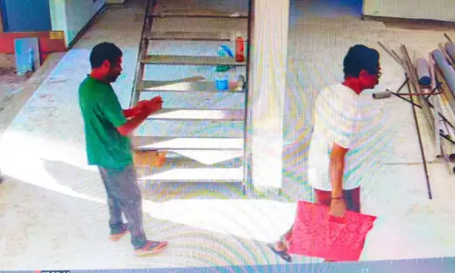 നിർമാണത്തിലിരിക്കുന്ന വീട്ടിൽ മോഷണം; ഒടുവിൽ പ്രതികൾ കാമറയിൽ കുടുങ്ങി