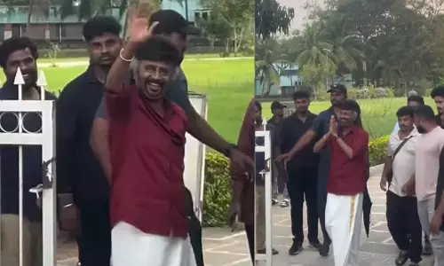 ഓട്ടോറിക്ഷയിൽ ഷൂട്ടിങ് സെറ്റിലെത്തി രജനികാന്ത്; അമ്പരന്ന് ആരാധകർ
