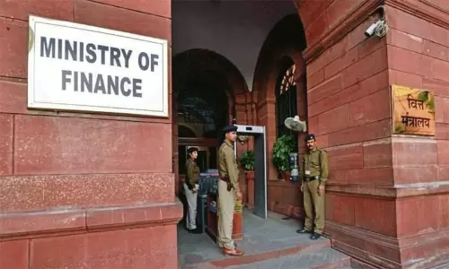 The North Block building in New Delhi housing the Ministry of Finance.
