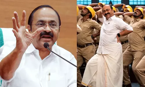 Kerala Chief Minister VD Satheesan speaking about his viral AI dance video removal