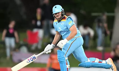 Lhuan-dre Pretorius celebrating his record breaking 188 runs in CSA T20 Challenge for Titans Lhuan-dre Pretorius celebrating his record breaking 188 runs in CSA T20 Challenge for Titans