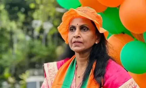 Former DGP R Sreelekha who resigned as Thiruvananthapuram Corporation councillor