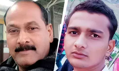Police arresting Shivashekar Sahni who killed his father in Samastipur inspired by Drishyam 3 movie