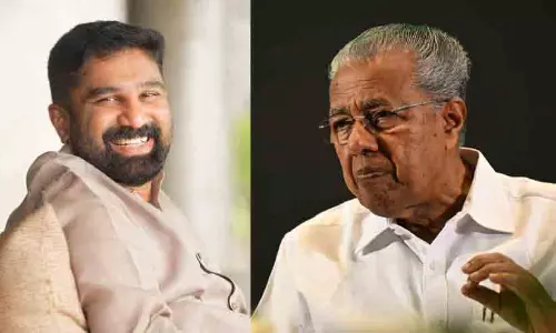 Congress leader VT Balram criticizing Pinarayi Vijayan over EN Suresh Babu sexual harassment allegations