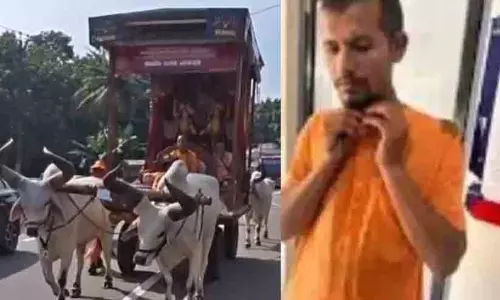 രഥയാത്രക്കിടെ സ്ത്രീയോട് മോശം പെരുമാറ്റം, നഗ്നത പ്രദർശനം; പന്തളത്ത് സന്യാസി അറസ്റ്റിൽ