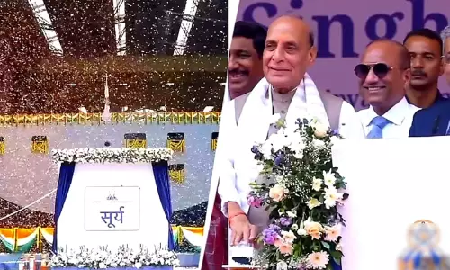 ഇന്ത്യയുടെ സമുദ്രശക്തിക്ക് പുതിയ കരുത്ത്; ‘സൂര്യ’ ഫ്ലീറ്റ് സപ്പോർട്ട് കപ്പൽ നീറ്റിലിറക്കി