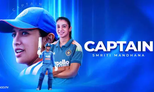Indian womens cricket team captain Smriti Mandhana in action Indian womens cricket team captain Smriti Mandhana in action