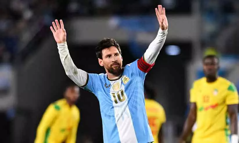 Lionel Messi bidding an emotional farewell to international football in Argentina Lionel Messi bidding an emotional farewell to international football in Argentina