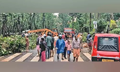 ചുഴലിക്കാറ്റ്: കാരാപ്പറമ്പിൽ   വ്യാപക നാശനഷ്ടം