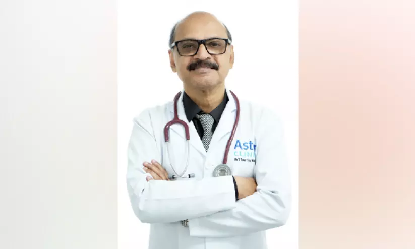 ഇന്റേണൽ മെഡിസിൻ സ്പെഷ്യലിസ്റ്റ് ഡോ. ഡേവിസ് മങ്ങാടിയൻ ഗുദൈബിയ ആസ്റ്റർ ക്ലിനിക്കിൽ ഇന്റേണൽ മെഡിസിൻ സ്പെഷ്യലിസ്റ്റ് ഡോ. ഡേവിസ് മങ്ങാടിയൻ ഗുദൈബിയ ആസ്റ്റർ ക്ലിനിക്കിൽ