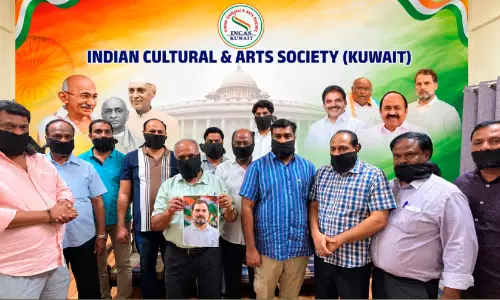 രാഹുൽ ഗാന്ധിക്കെതിരായ നടപടി: ഇൻകാസ് പ്രതിഷേധിച്ചു