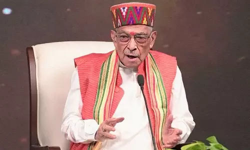 Veteran BJP leader Murli Manohar Joshi speaking on the sidelines of the FICCI Higher Education Summit in New Delhi.