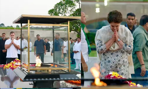 മൂന്നാംദിനം സമരോർജമായി ഗാന്ധി; വൻ പൊലീസ് സന്നാഹത്തെ വിന്യസിച്ചെങ്കിലും അനങ്ങിയില്ല