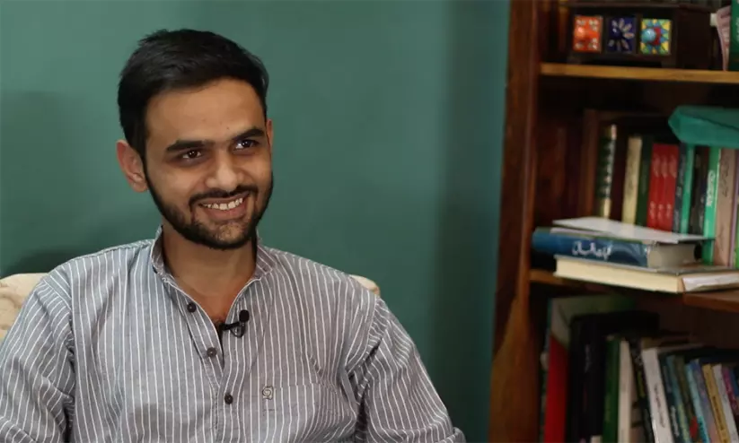 Activist Umar Khalid representing his recognition with the 2026 Front Line Defenders Human Rights award. Activist Umar Khalid representing his recognition with the 2026 Front Line Defenders Human Rights award.
