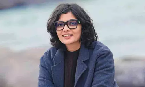 Folk singer and activist Neha Singh Rathore speaking during a video message on citizens voting rights and celebrity silence