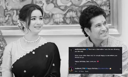 നീ മുന്നേറുന്ന വഴികൾ കാണുമ്പോൾ സന്തോഷം തോന്നുന്നു; മകൾ സാറക്ക് പിറന്നാൾ ആശംസയുമായി സച്ചിൻ ടെണ്ടുൽക്കർ