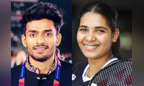 എൽദോസിനും ട്രീസക്കും ജി.വി. രാജ പുരസ്കാരം