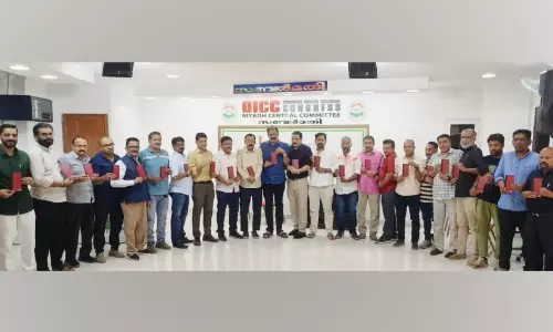 തെരഞ്ഞെടുപ്പ് കമീഷനെതിരെ റിയാദ് ഒ.ഐ.സി.സി.യുടെ പ്രതിഷേധ വലയം