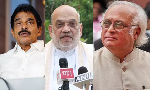‘2029നെക്കുറിച്ച് ഇപ്പോഴേ ആശങ്ക’; അമിത് ഷായെ കടന്നാക്രമിച്ച് കെ.സി വേണുഗോപാലും ജയറാം രമേശും