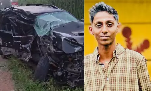 ഫോർച്യൂണർ കാർ മറിഞ്ഞ് 19കാരൻ മരിച്ചു, മൂന്നുപേർക്ക് പരിക്ക്