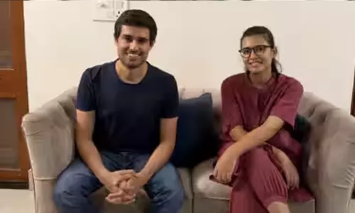 ‘നമ്മുടെ പെൺകടുവക്കൊപ്പം’; ഐസ നേതാവ് നേഹ ബോറക്കൊപ്പമുള്ള ചിത്രം പങ്കുവെച്ച് ധ്രുവ് റാഠി
