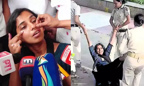 അടിവയറ്റിലും സ്വകാര്യ ഭാഗത്തും മർദിച്ചു, ശക്തമായ അടിയിൽ കേൾവി ശക്തി നഷ്ടപ്പെട്ടു; ഡൽഹി പൊലീസ് മർദ്ദനത്തിൽ മലയാളി വിദ്യാർഥിനിക്ക് ഗുരുതര പരിക്ക്
