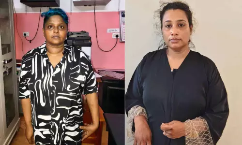 വ​നി​ത ജ​യി​ലി​ൽ നി​ന്ന് എം.​ഡി.​എം.​എ പി​ടികൂ​ടി; ര​ണ്ട് യു​വ​തി​ക​ൾ​ക്കെ​തി​രെ കേ​സ്